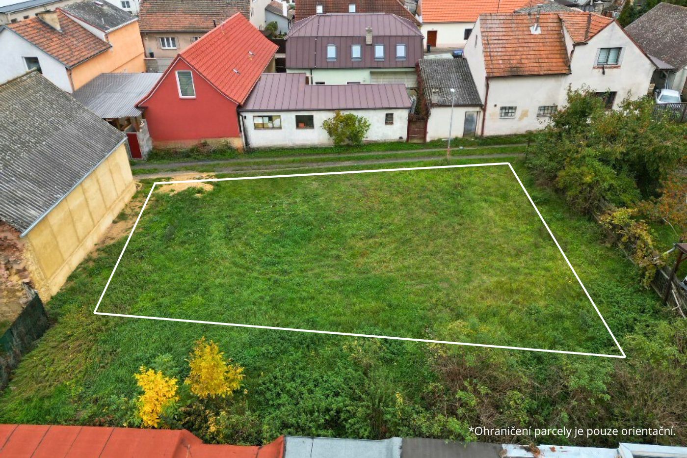 Stavební pozemek (471 m²), Kryry (okr. Louny), rovinatý, sítě u pozemku