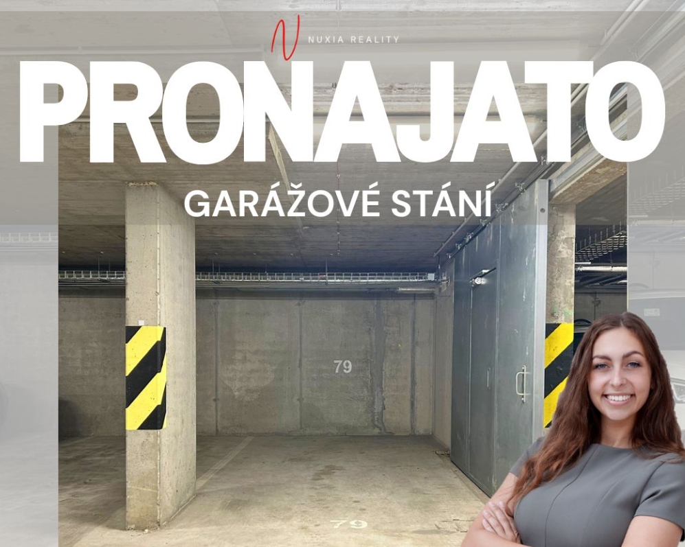 Pronájem garážového stání (17 m²) - Kladno, ul. Benediktínská