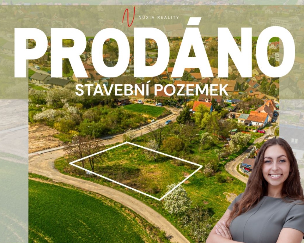 Prodej stavebního pozemku (1.045 m²), Dřetovice