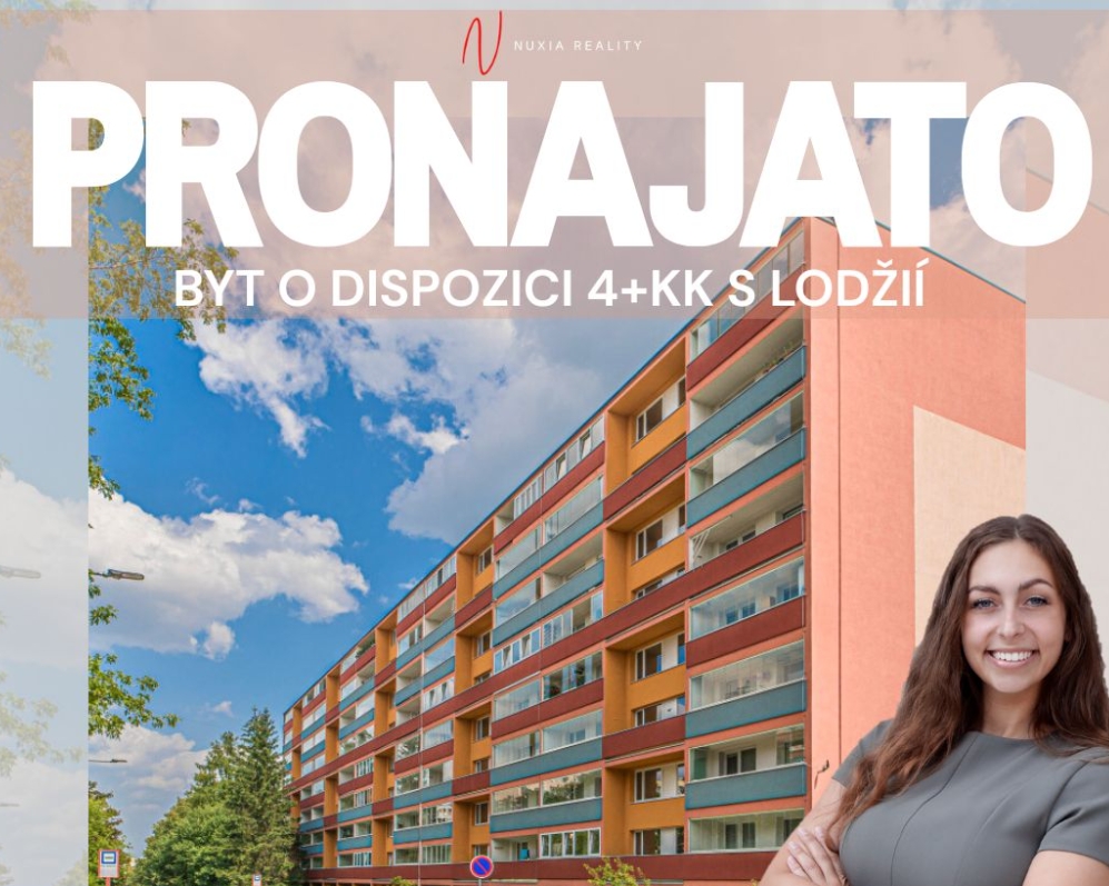 Nájem bytu o dispozici 4+kk v Kladně, ul. Holandská